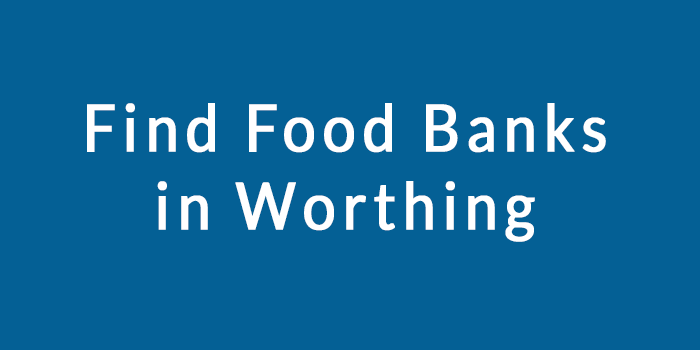 Image describes subject of page. Find food banks in Worthing
